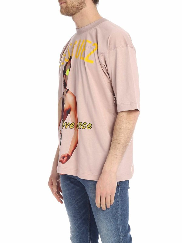 VIVIENNE WESTWOOD: t-shirts online - Rescue2 T-shirt in pink