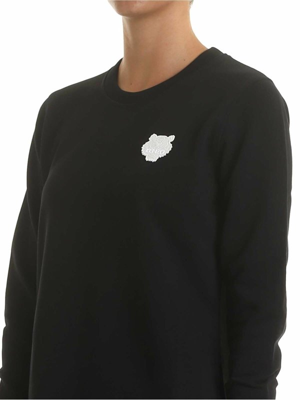 Tiger Crest dress in black shop online: KENZO