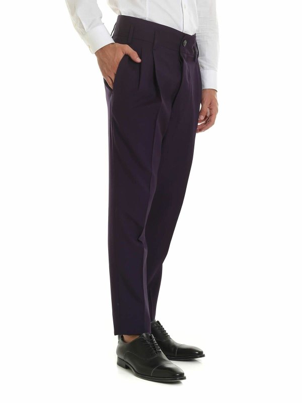 VIVIENNE WESTWOOD: Casual Hosen online - Casual Hose - Lila