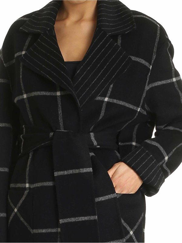 Manteau Au Genou - Noir shop online: KARL LAGERFELD