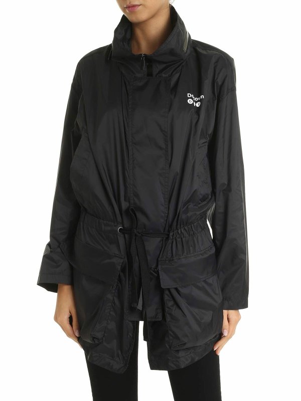 DKNY: Manteaux au genou - Manteau Au Genou - Noir