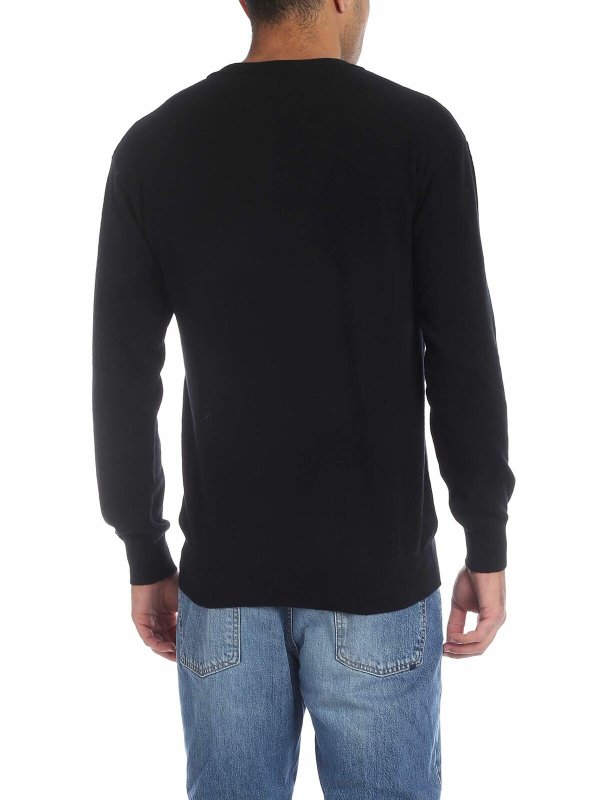 iKRIX MOSCHINO: クルーネック - クルーネック - 黒