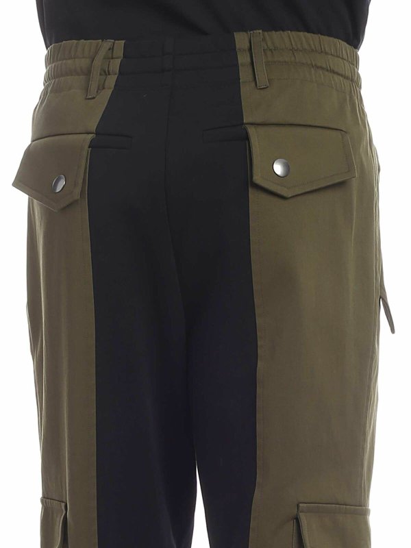 Pantalons Décontractés - Vert shop online: MOSCHINO