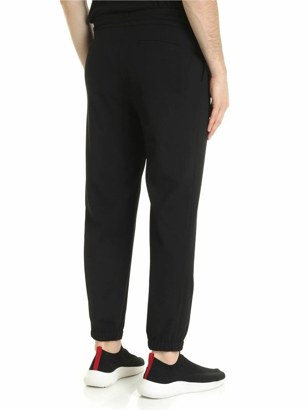 iKRIX McQ Alexander Mcqueen: pantaloni casual - Pantalone nero con pinces