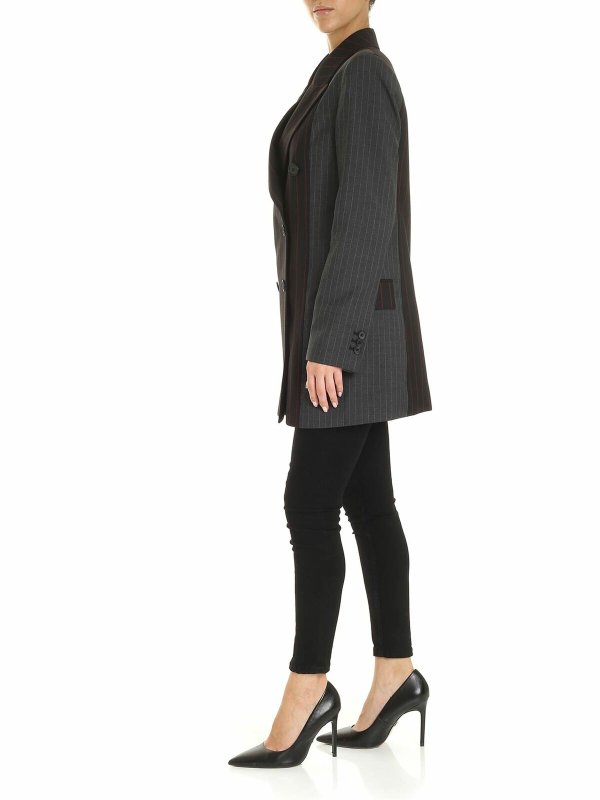 McQ Alexander Mcqueen: Kurze Mäntel online - Blazer - Grau