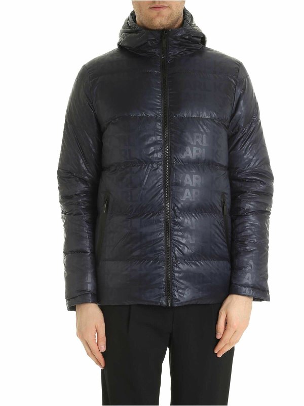 KARL LAGERFELD buy online Reversible down jacket in blue