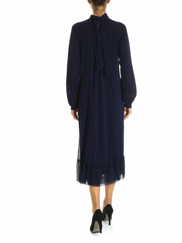 iKRIX FUZZI: Knielange Kleider - Knielanges Kleid - Blau