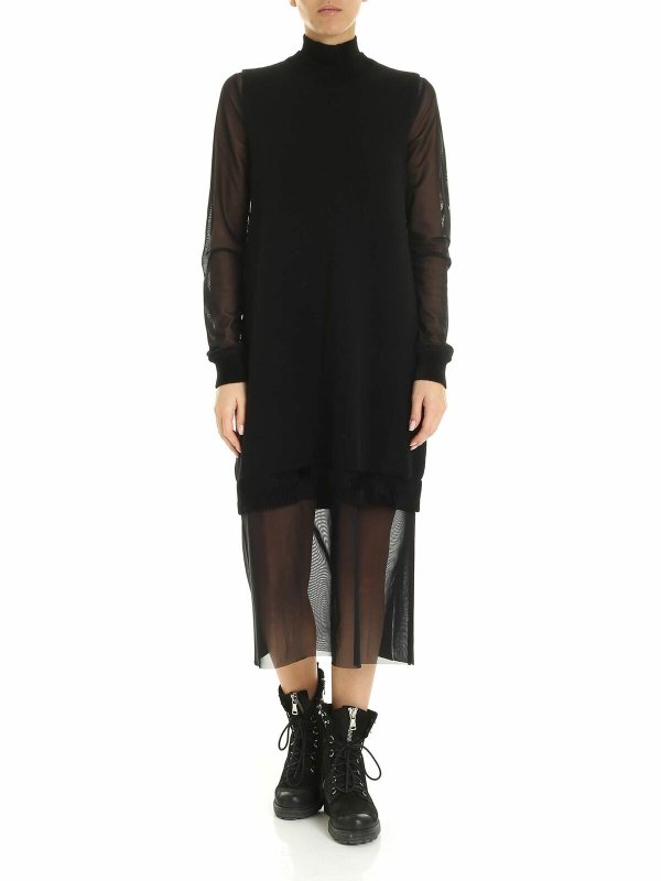 McQ Alexander Mcqueen: Maxi robe - Maxi Robe - Noir