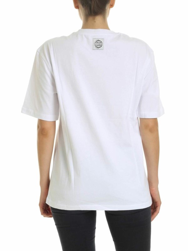 iKRIX McQ Alexander Mcqueen: t-shirts - Earth Force Sound T-shirt in white