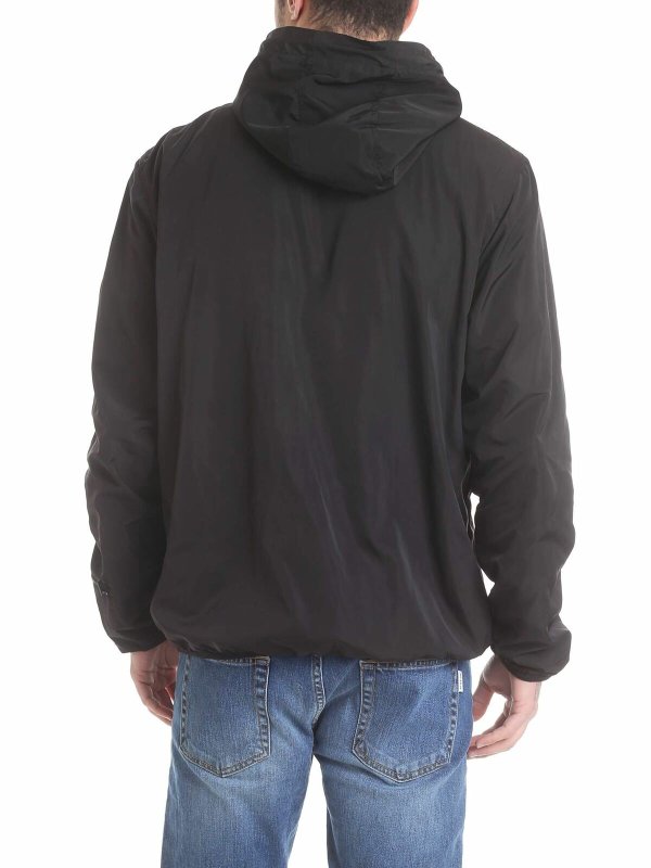 iKRIX KARL LAGERFELD: giacche casual - Giubbino reversibile in tessuto tecnico nero