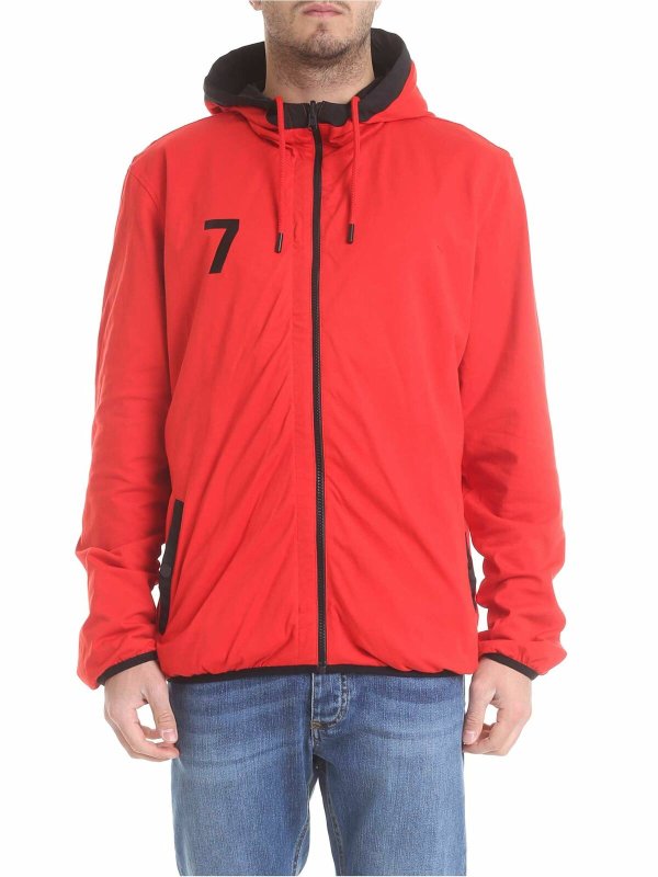 KARL LAGERFELD buy online Giubbino reversibile in tessuto tecnico nero