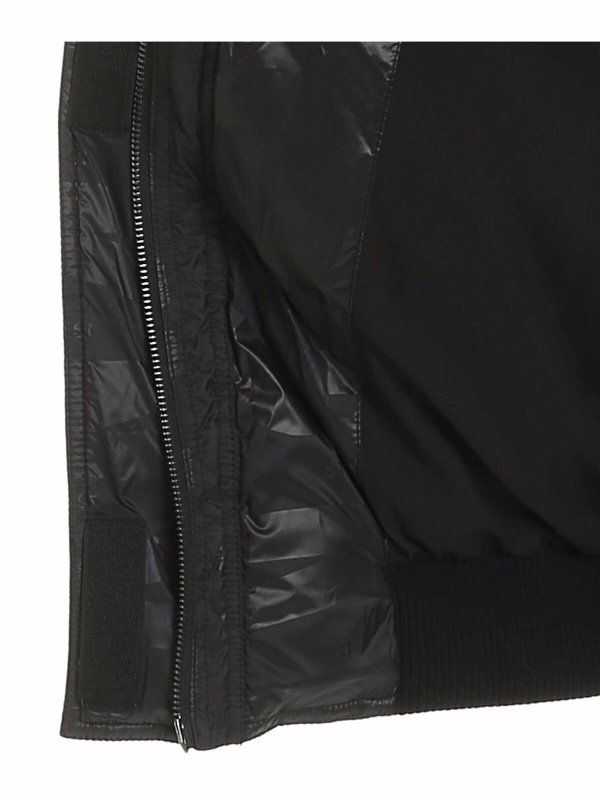 DKNY buy online Piumino nero con stampe logo