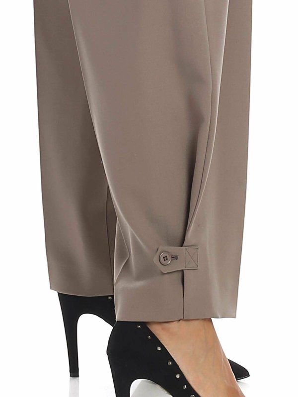 Wide leg pants in dove grey shop online: SEE BY CHLOE