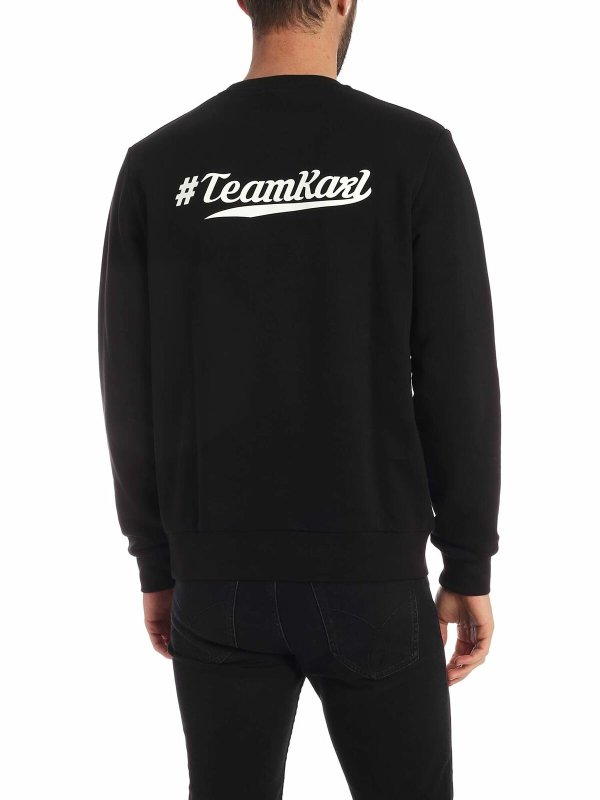 iKRIX KARL LAGERFELD: Sweatshirts & Sweaters - Kameo sweatshirt in black
