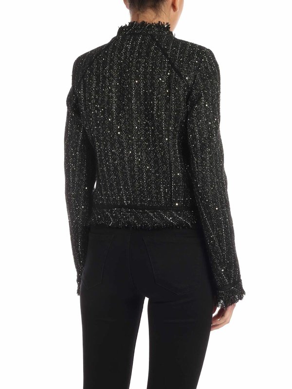 The Best Shops KARL LAGERFELD: giacche casual - Giacca Sparkle Bouclè nera