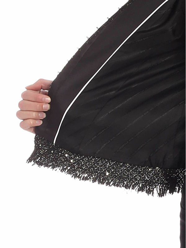 KARL LAGERFELD buy online Giacca Sparkle Bouclè nera