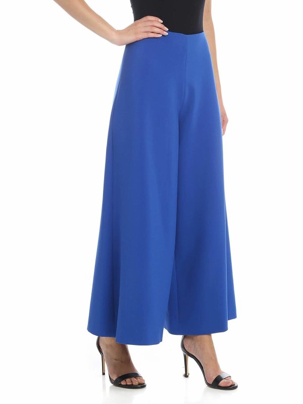 Vivetta: casual trousers online - Crop pants in blue