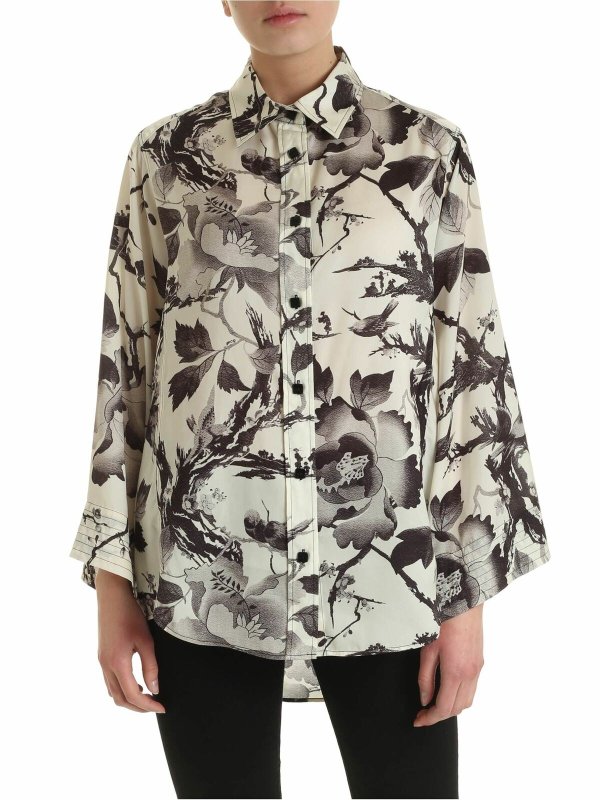 McQ Alexander Mcqueen: shirts - Yaemi shirt in cream color