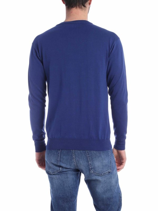 iKRIX MOSCHINO: Pull col rond - Pull Col Rond - Bleu