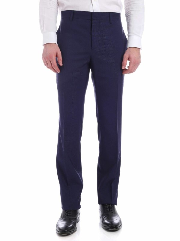 MOSCHINO: Pantalons élégants - Pantalon Couturier - Bleu