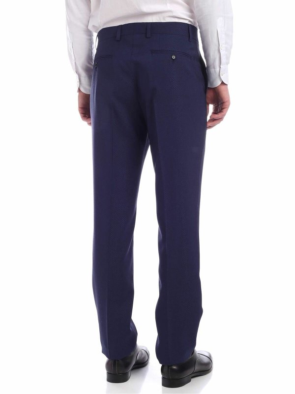 iKRIX MOSCHINO: Pantalons élégants - Pantalon Couturier - Bleu