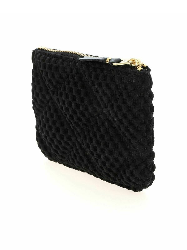 COMME DES GARÇONS WALLET: clutches online - Fat Tortoise bag in black