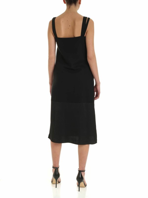 iKRIX McQ Alexander Mcqueen: knee length dresses - Kotomi dress in black