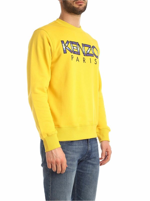 Sweatshirts Sweaters Kenzo Kenzo Paris sweatshirt in yellow