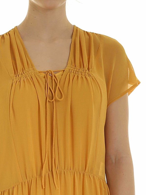 マキシドレス - イエロー shop online: SEE BY CHLOE