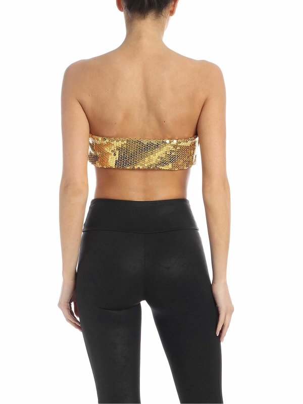 iKRIX MOSCHINO: tops & shirts - Hollywood top in golden sequins