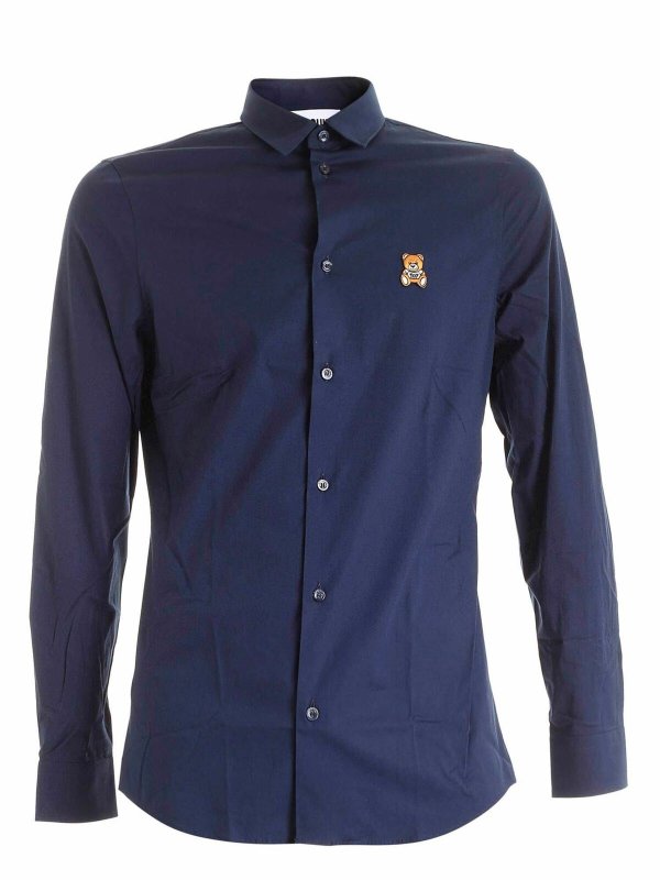 MOSCHINO: Chemises - Chemise - Bleu