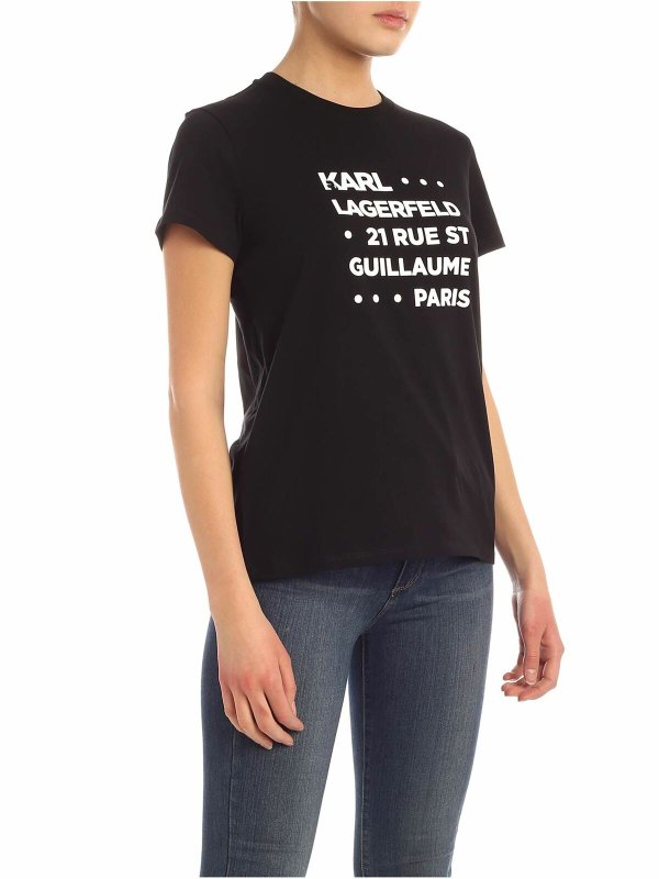 KARL LAGERFELD: Tシャツ online - Tシャツ - 黒