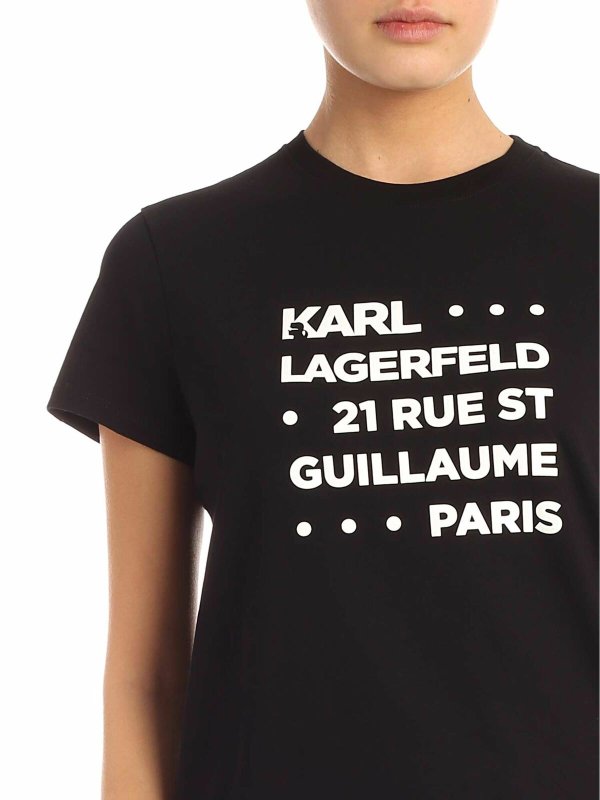 Tシャツ - 黒 shop online: KARL LAGERFELD