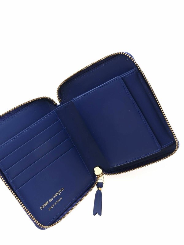 Polka Dots wallet in blue shop online: COMME DES GARÇONS WALLET