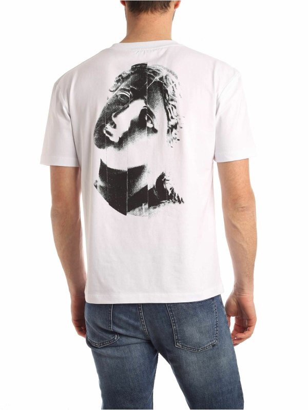 iKRIX McQ Alexander Mcqueen: t-shirts - Noise Club T-shirt in white