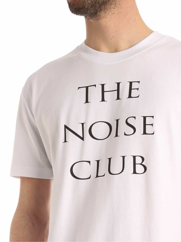 Noise Club T-shirt in white shop online: McQ Alexander Mcqueen