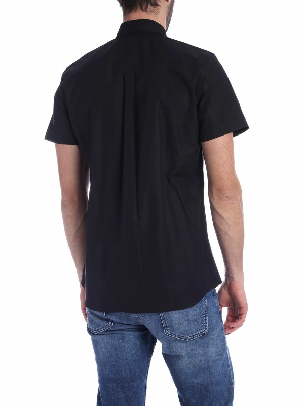 iKRIX MOSCHINO: shirts - Double Question Mark shirt in black