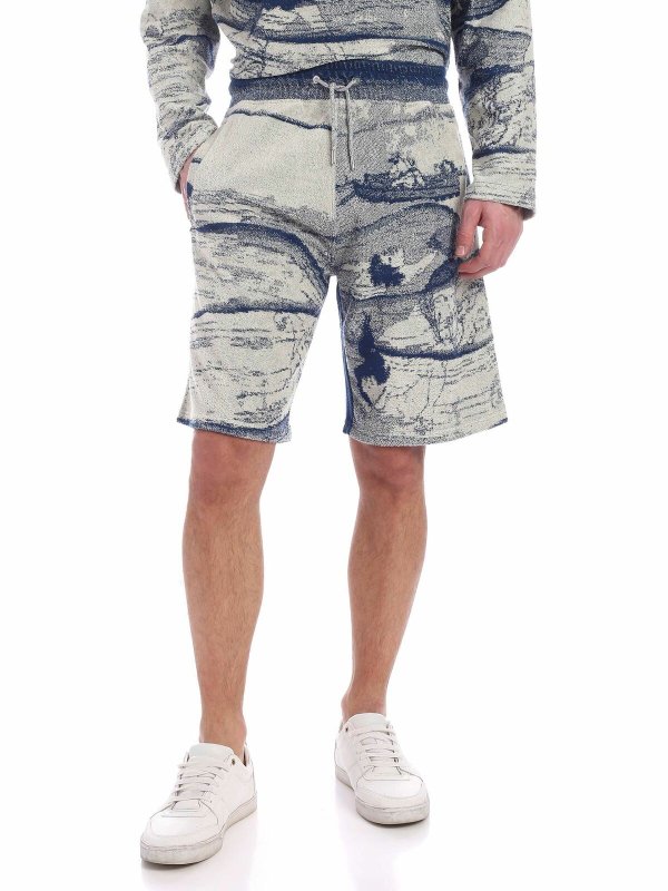 KENZO: ショートパンツ - ショートパンツ - クリーム