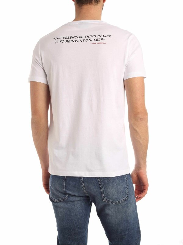 iKRIX KARL LAGERFELD: T-shirts - T-Shirt - Weiß