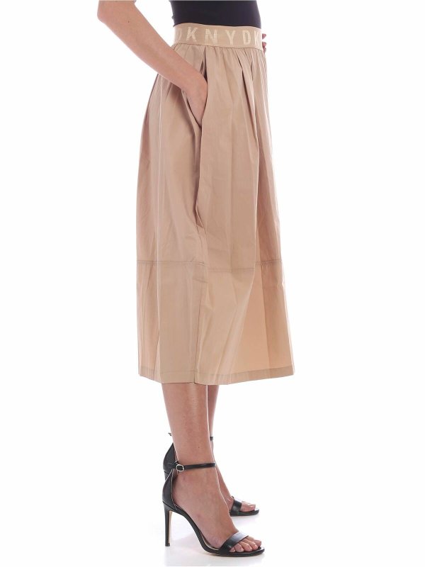 DKNY: Jupes midi et au genou online - Jupe Longue - Beige