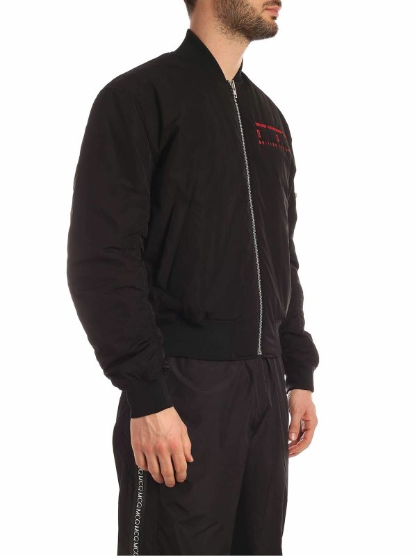 McQ Alexander Mcqueen: giacche bomber online - Giubbino Fire Swallow nero