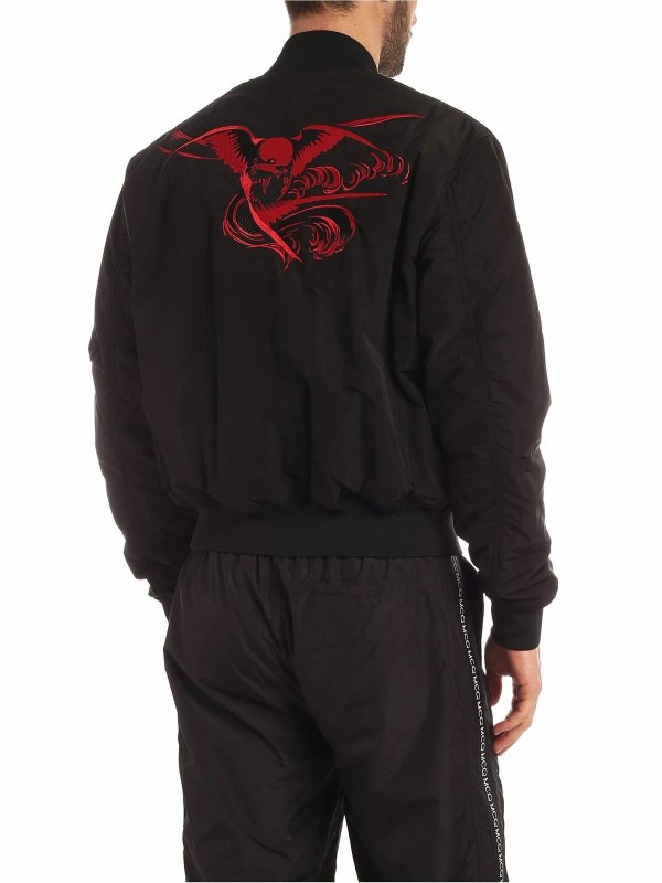 iKRIX McQ Alexander Mcqueen: giacche bomber - Giubbino Fire Swallow nero