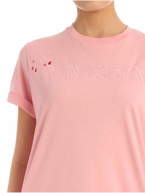 T-shirt Vivietta Hand rosa shop online: Vivetta