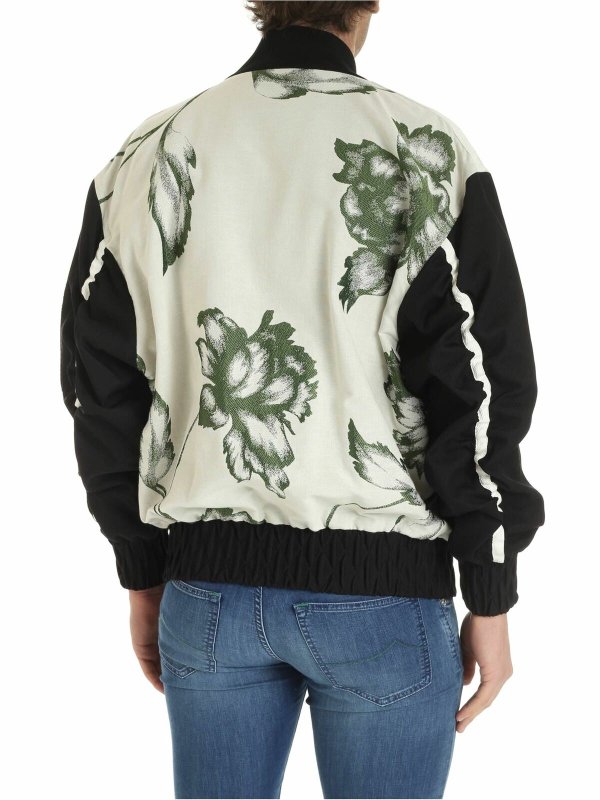 iKRIX VIVIENNE WESTWOOD: bombers - Peony oversize bomber in ivory color