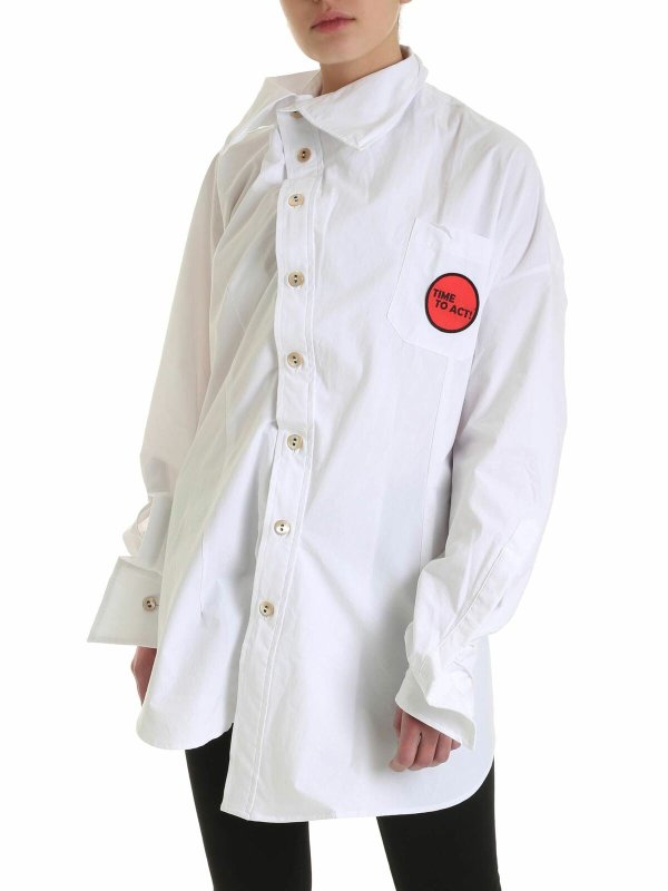 VIVIENNE WESTWOOD ANGLOMANIA: shirts - Chaos shirt in white