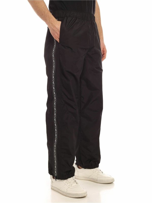 McQ Alexander Mcqueen: casual trousers online - MCQ bands pants in black