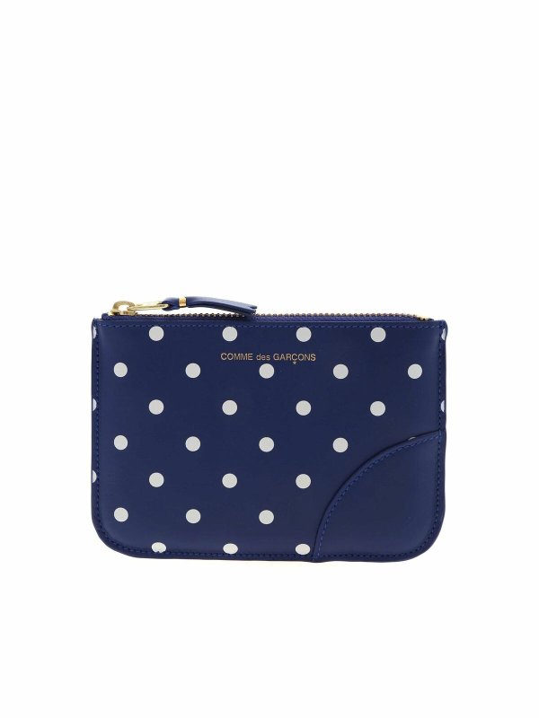 COMME DES GARÇONS WALLET: Clutch - Pochette - Bleu