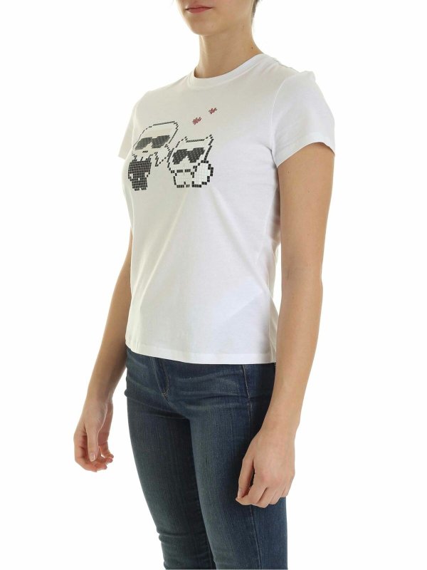 KARL LAGERFELD: Tシャツ online - Tシャツ - 白