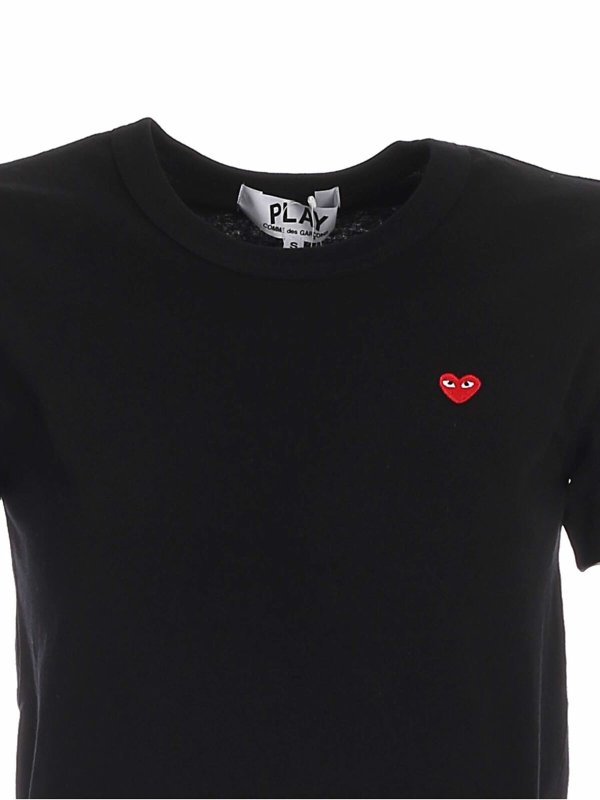 iKRIX Comme des Garçons Play: T-shirts - T-Shirt - Schwarz