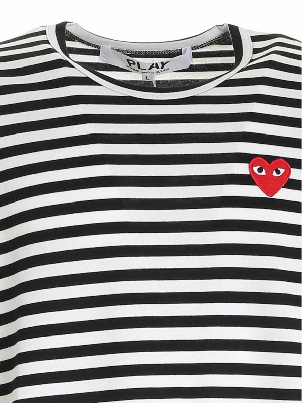 iKRIX Comme des Garçons Play: T-shirts - T-Shirt - Weiß